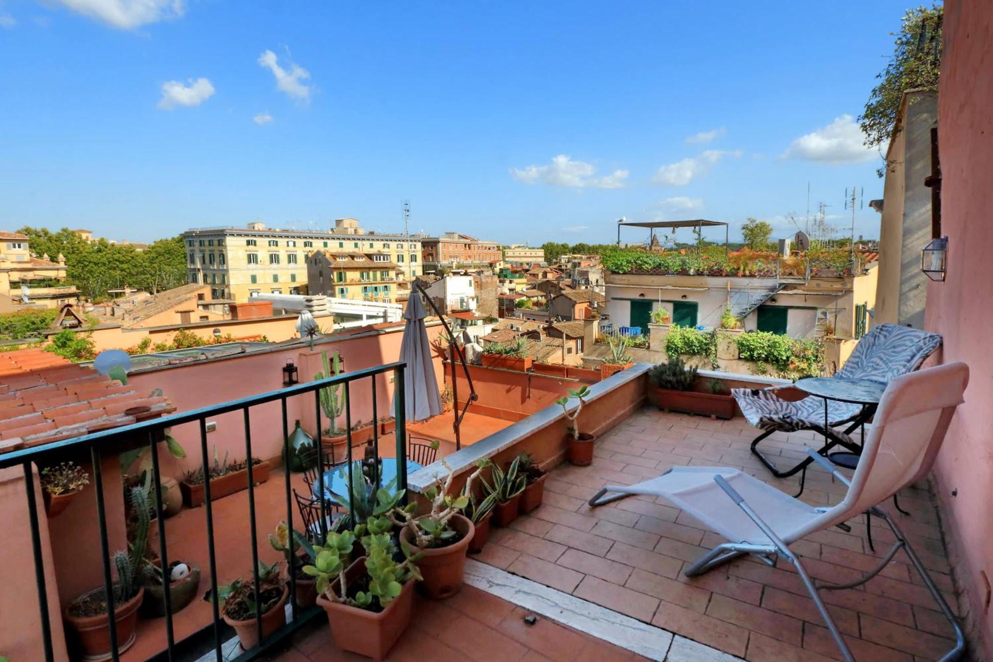 Vicolo Del Cinque Penthouse | Romeloftアパートメント エクステリア 写真